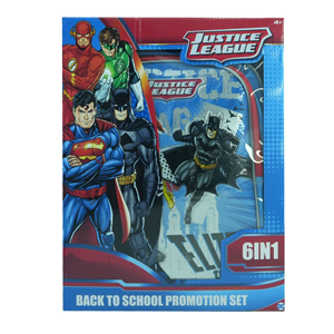 ست 6 در 1 کوله پشتی 40 سانتی Justice League مدل Promotion Items 6 in 1 - Justice League _کوله پشتی